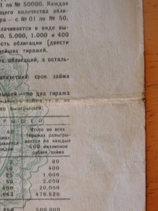 Облигация на сумму 100 рублей,1948г. (037329)., фото №7
