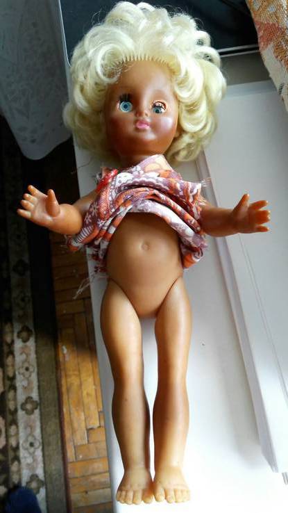 Старинная кукла с клеймом ГДР, фото №5