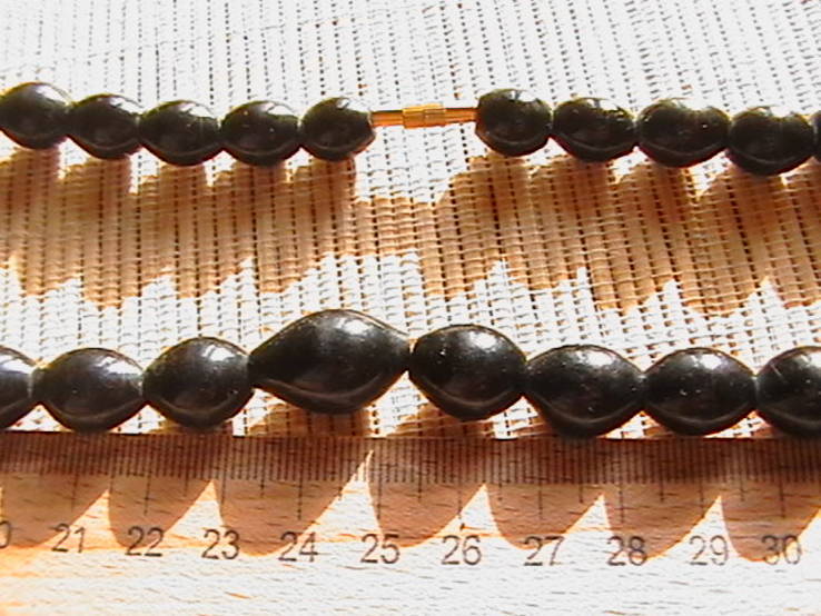 Винтажное ожерелье. Цвет - чёрный. Длина 44 см. Вес 32,8 грамм.​, фото №5