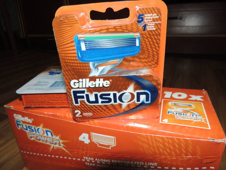 Лезвия Gillette Fusion - 2шт в упаковке