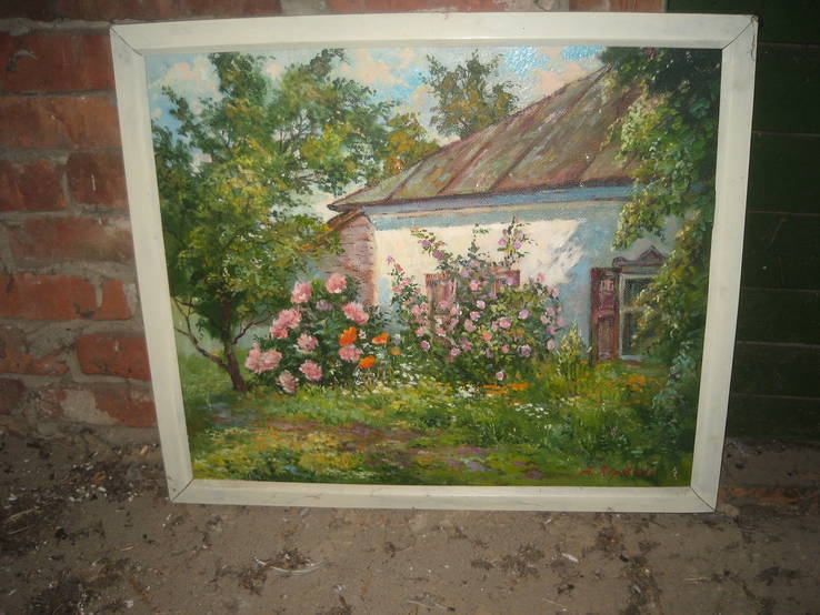 Картина Сельский дом, фото №3