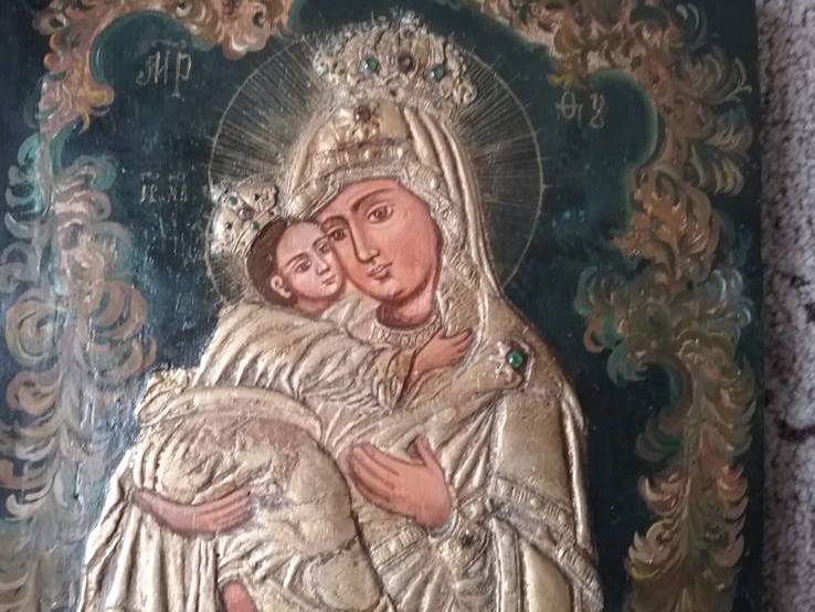 Икона Почаєвської Пресвятої Богородиці розмір 25,5х30см, фото №4