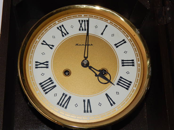 Часы настенные янтарь с боем 8703, фото №4