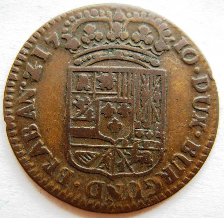Испанские Нидерланды, провинция Намур, 1 лиард 1710, фото №2