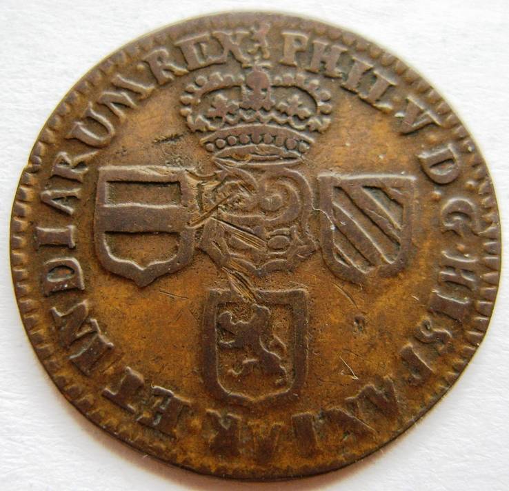 Испанские Нидерланды, провинция Намур, 1 лиард 1710, фото №3