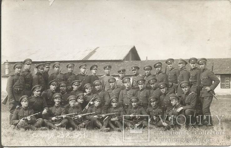 Фото Группа военных с винтовками 1931 Техническая рота, фото №2