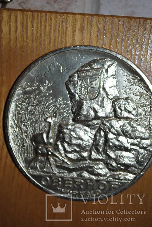 Памятная настенная медаль о поездке в ГДР в 1979 году., фото №4