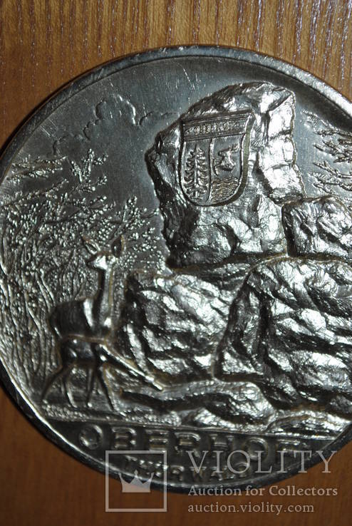 Памятная настенная медаль о поездке в ГДР в 1979 году., фото №6