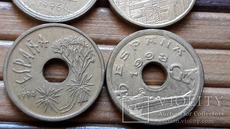 Монеты 25 песет , Испания, 4 шт, фото №8