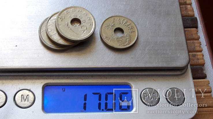 Монеты 25 песет , Испания, 4 шт, фото №10