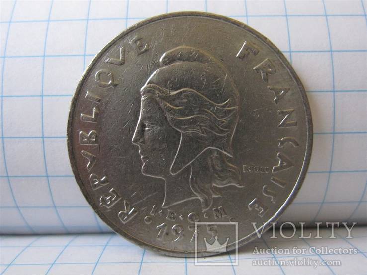  20 франков 1975г Французская Полинезия