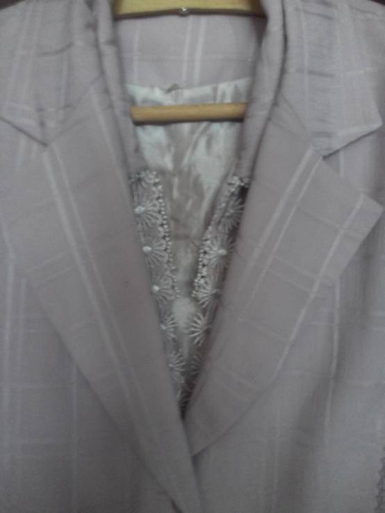 Комплект пиджак и блузка 52 размер, фото №6