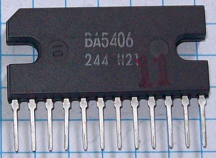 Усилитель низкой частоты микросхема BA5406 двухканальный аудиоусилитель фирмы ROHM, numer zdjęcia 3