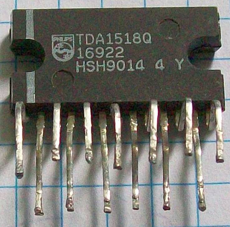 Микросхема TDA1518Q (Philips) - двухканальный усилитель низкой частоты., numer zdjęcia 2