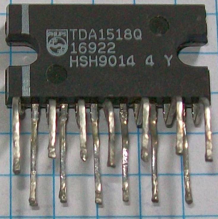 Микросхема TDA1518Q (Philips) - двухканальный усилитель низкой частоты., фото №3