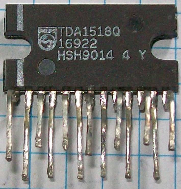 Микросхема TDA1518Q (Philips) - двухканальный усилитель низкой частоты., фото №5