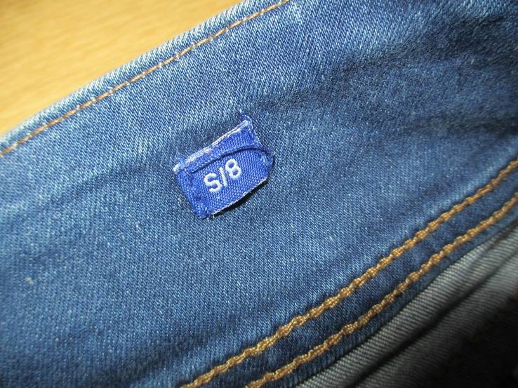 Літні пошарпані джинси, роз: S (34х99см), фото №8