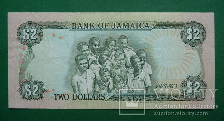 Ямайка. 2 доллара. Почти пресс., фото №3