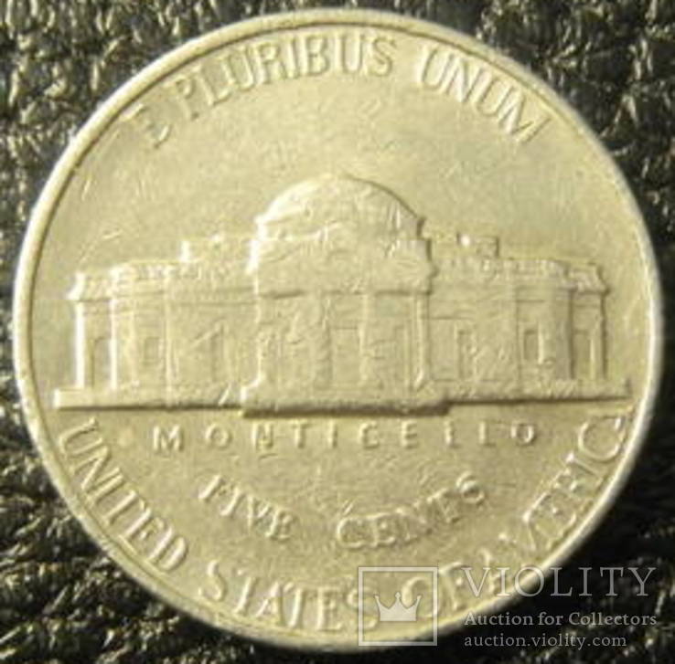 5 центів США 1990 D, фото №3