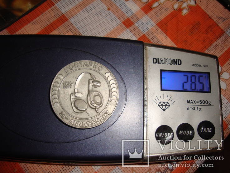 Памятная медаль koss portapro 1984 - 2009, фото №7