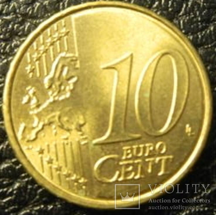10 євроцентів Франція  2014 нечаста, фото №3