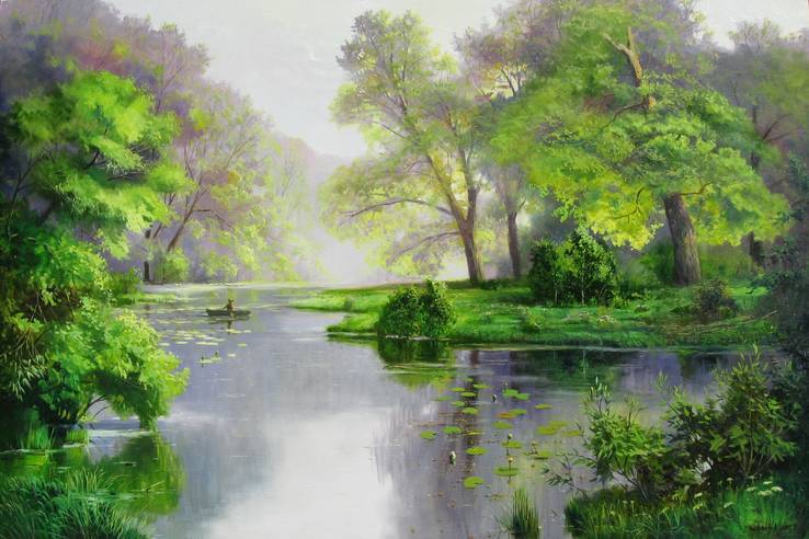 Авторская картина Коваля А.Н "Река Матрёнка"
