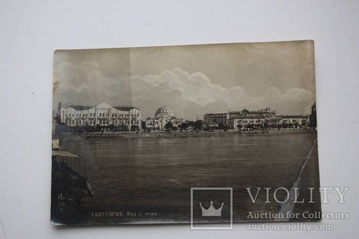 открытка Крым Евпатория, вид с моря 1920 е, фото №2