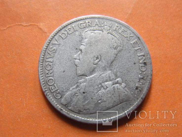 Ньюфаундленд, Канада 25 центов 1917, Георг V №3, фото №3