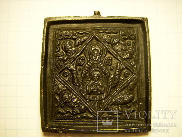 Богоматерь Знамение с символами Евангелистов, фото №3