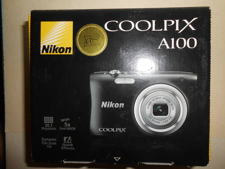 Цифровой фотоаппарат Nikon Coolpix A100 новый, photo number 2