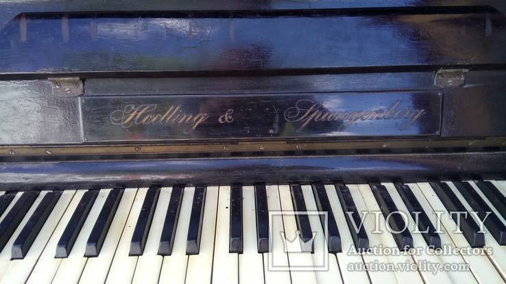 Пианино Holling&amp;Spangenberg 4я четверть XIX века, фото №3