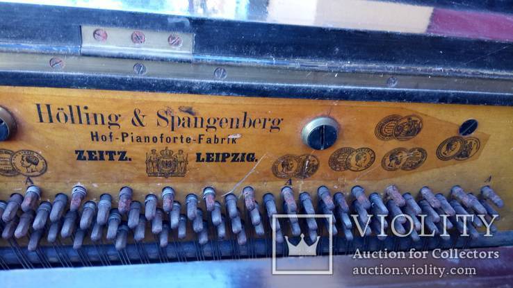 Пианино Holling&amp;Spangenberg 4я четверть XIX века, фото №7