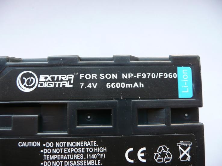 Аккумулятор для видеокамеры Sony NP-F970/F960, фото №5