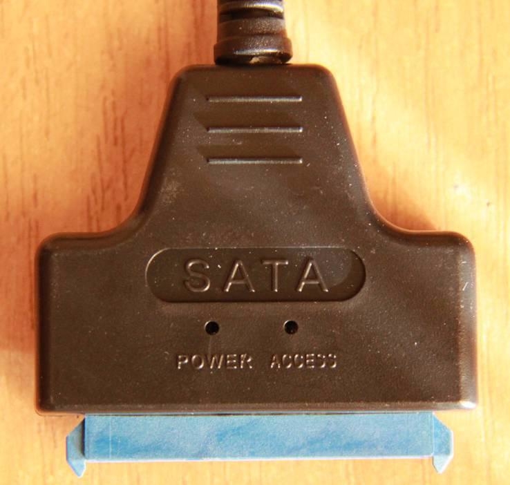 Адаптер переходник USB 3.0 на SATA 22 Pin 2.5" HDD + SSD, фото №7