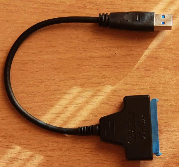 Адаптер переходник USB 3.0 на SATA 22 Pin 2.5" HDD + SSD, photo number 10