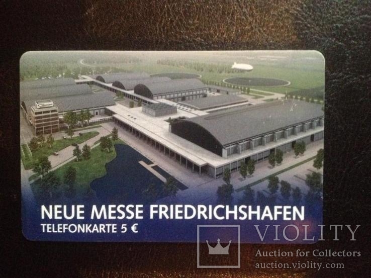 Телефонная карта Messe Friedrichshafen (5 Евро,Германия), фото №2