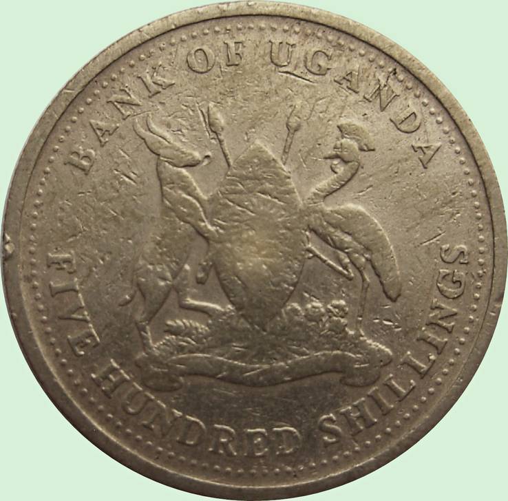 99.Уганда 500 шиллингов, 2003 год, фото №3