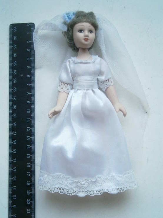 Кукла-невеста с фатой, фото №2