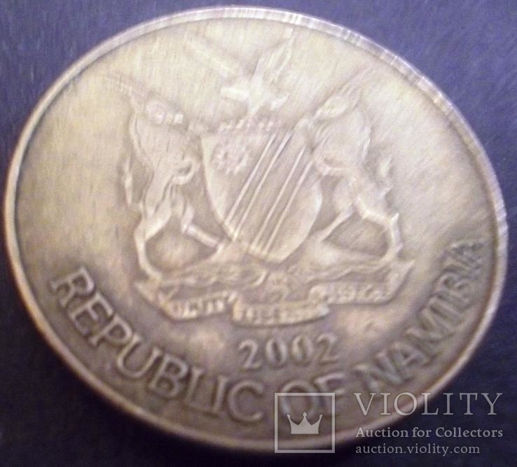 1 долар 2002 року Намібія, фото №3