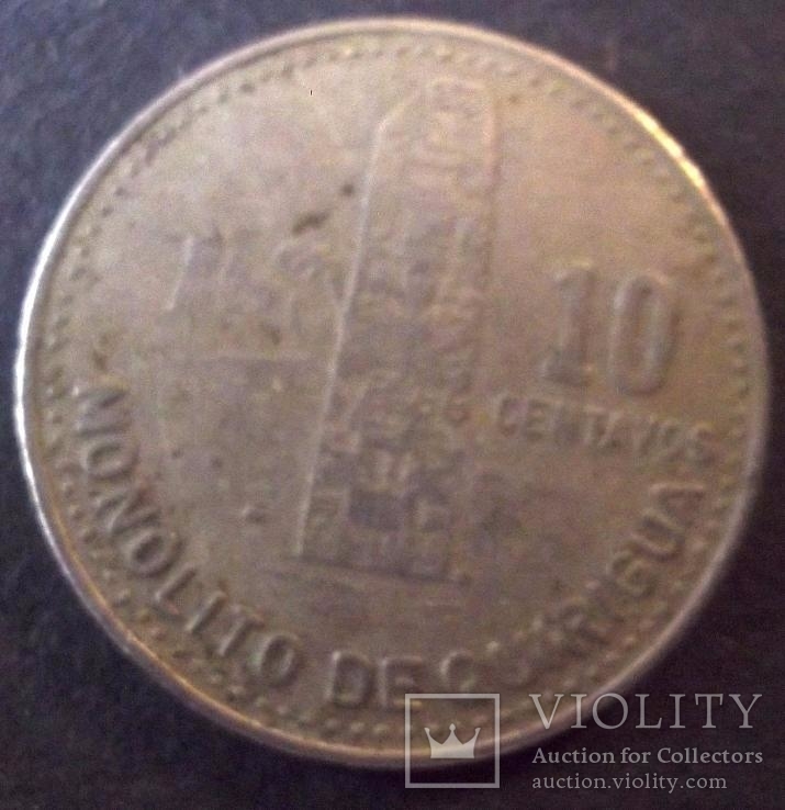 10 центавос1983 року. Гватемала, фото №2