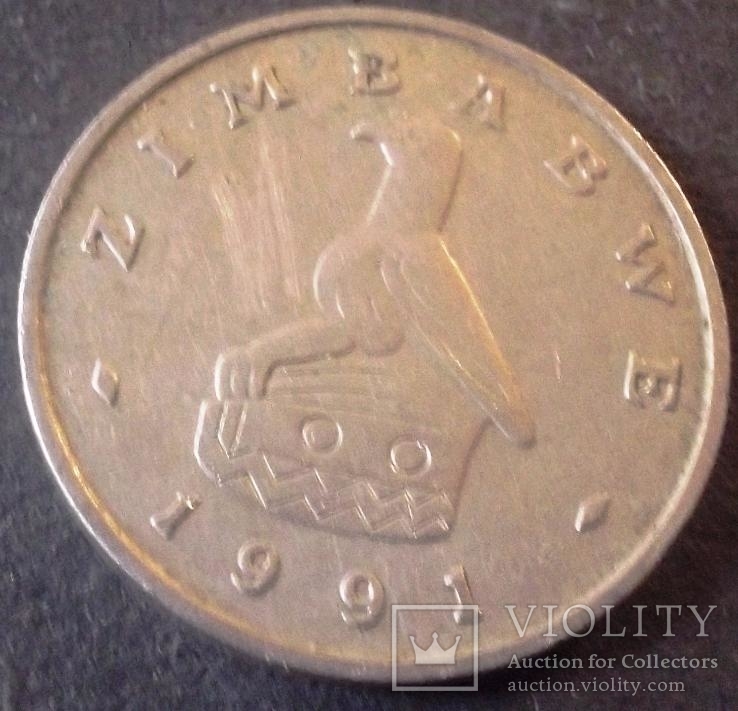 10  центів 1991 Зімбабве, фото №3