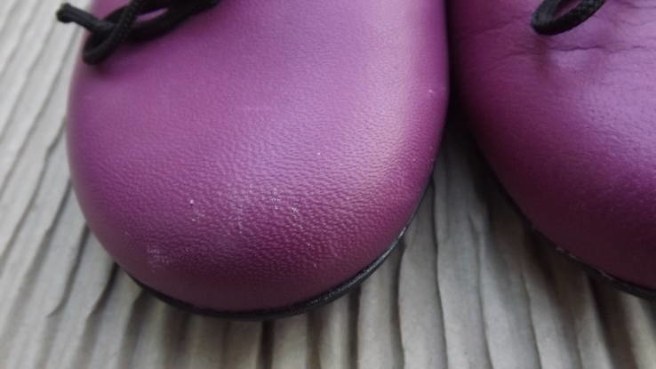 Балетки фиолетовые кожаная стелька Mini B 38 размер, фото №6