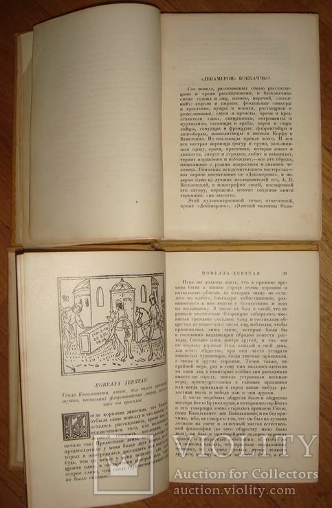 ACADEMIA. Боккаччьо Джьованни. Декамерон. В двух томах. 1928 г, фото №8