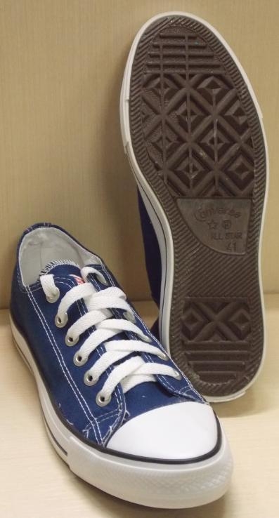 0081 Кеды Converse All Star темно синие, 41 размер 26 см стелька, фото №6