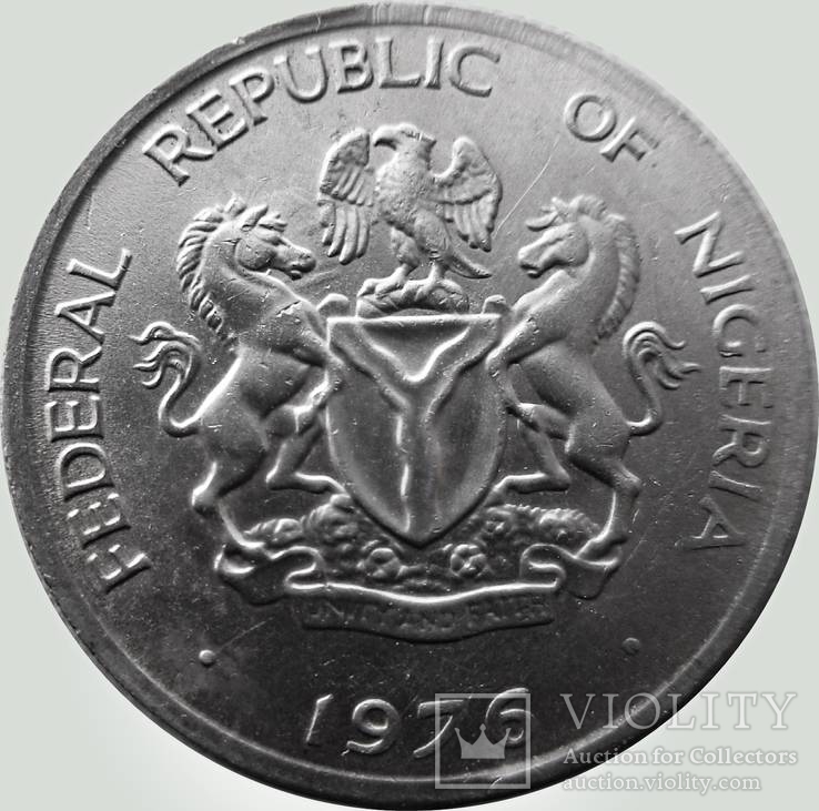 91.Нигерия 10 кобо, 1976 год