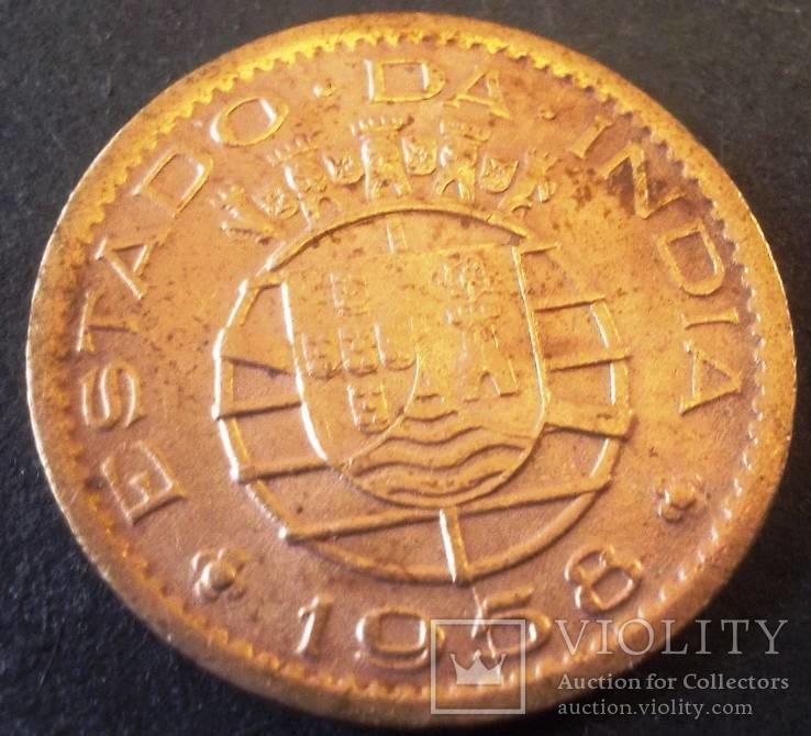 10 центаво 1958 року. Португальська Індія