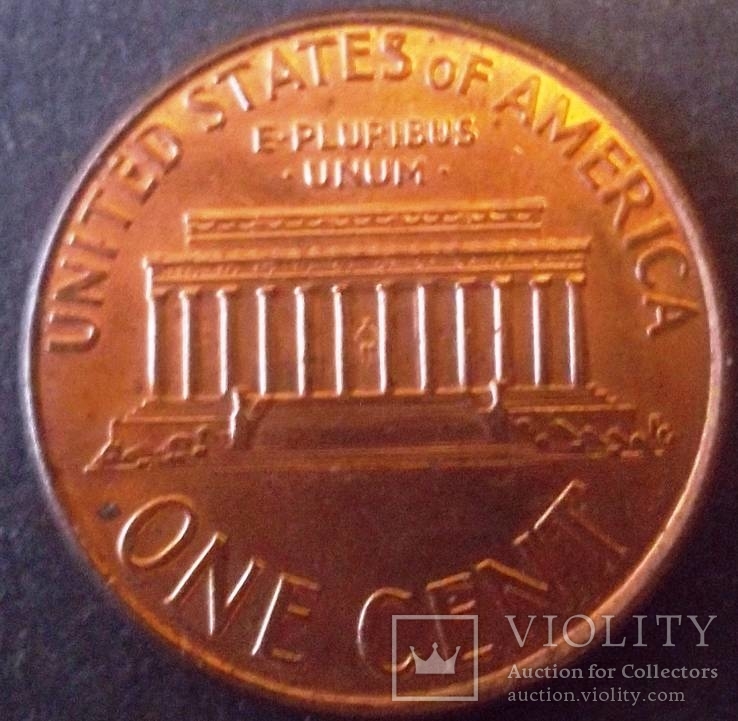 1 цент США 2000 (мілленіум0-АНЦ, фото №2