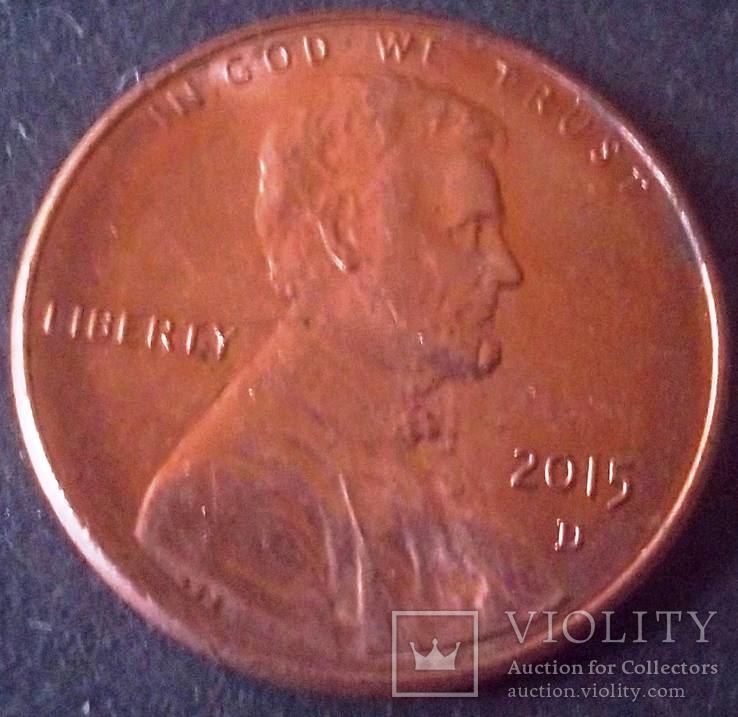 1 цент США 2015, фото №2