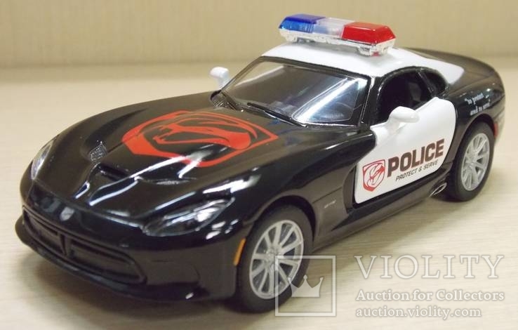 1:36 Kinsmart 2013 SRT Viper GTS (Police), фото №2