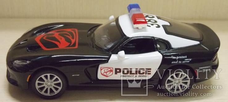 1:36 Kinsmart 2013 SRT Viper GTS (Police), фото №4